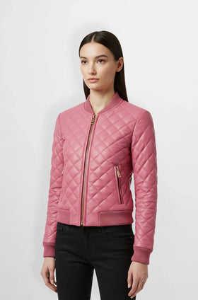 RoseGrid Luxe Bomber Jacket
