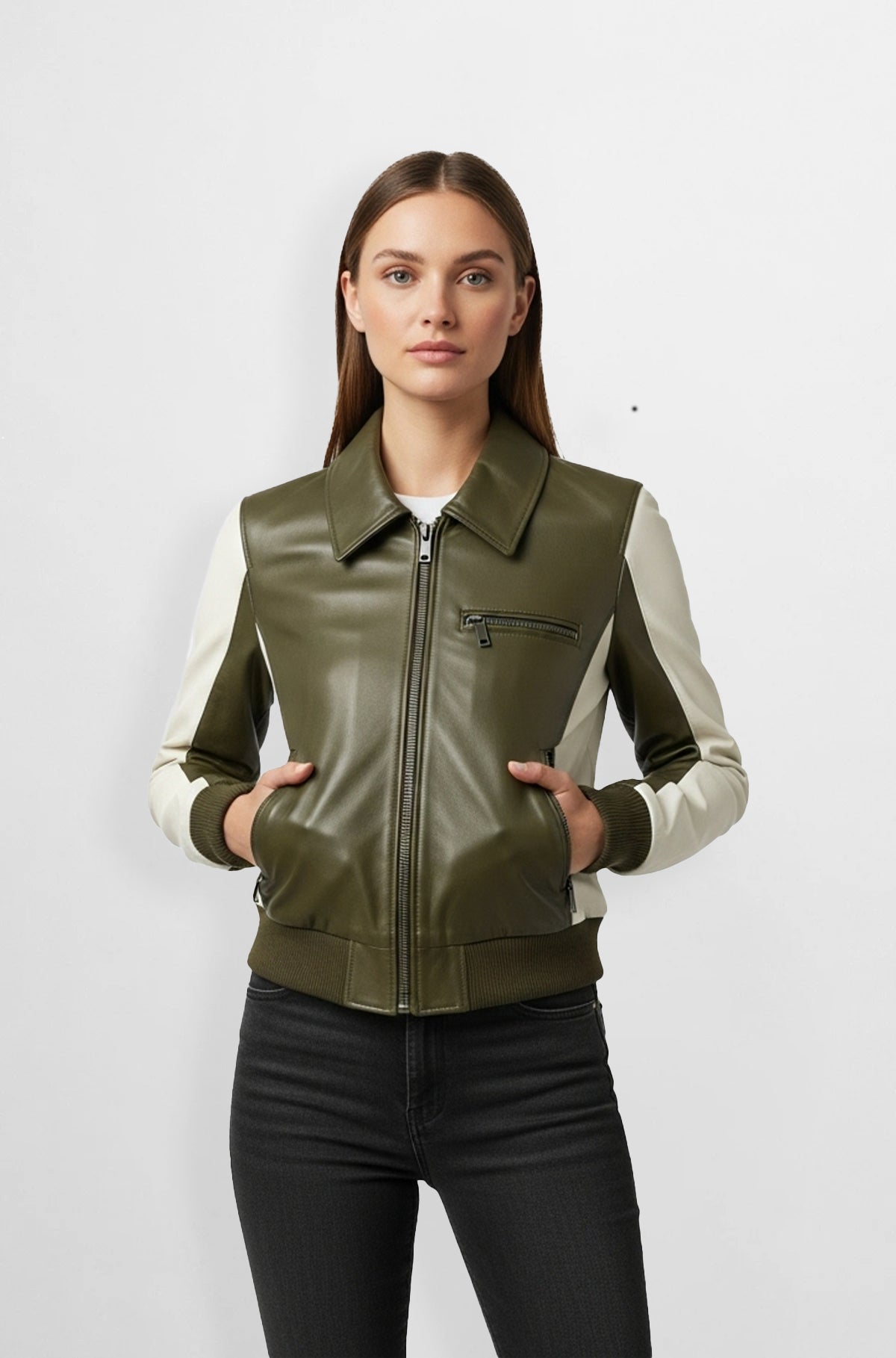 Urban Ivy Varsity Leather Jacket