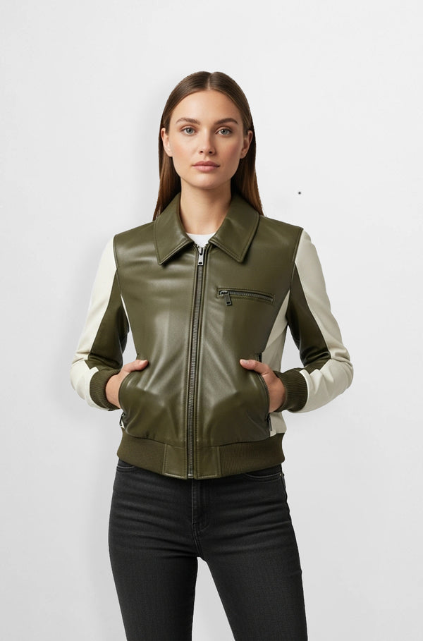 Urban Ivy Varsity Leather Jacket