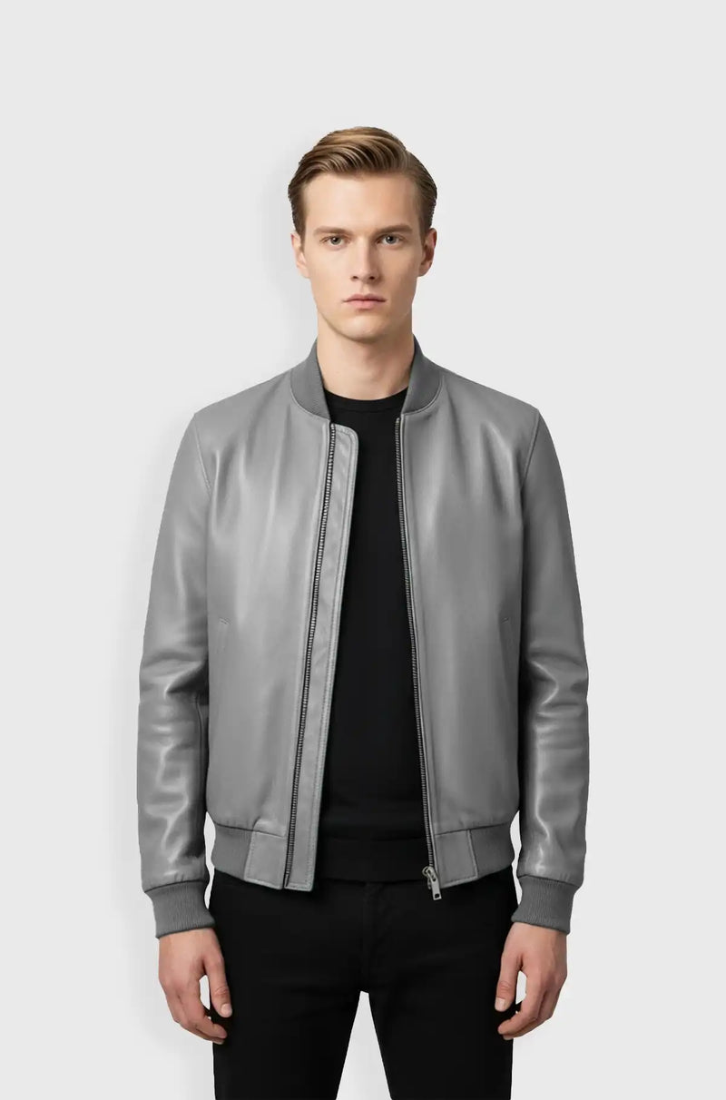 Urban Silver Bomber Jacket