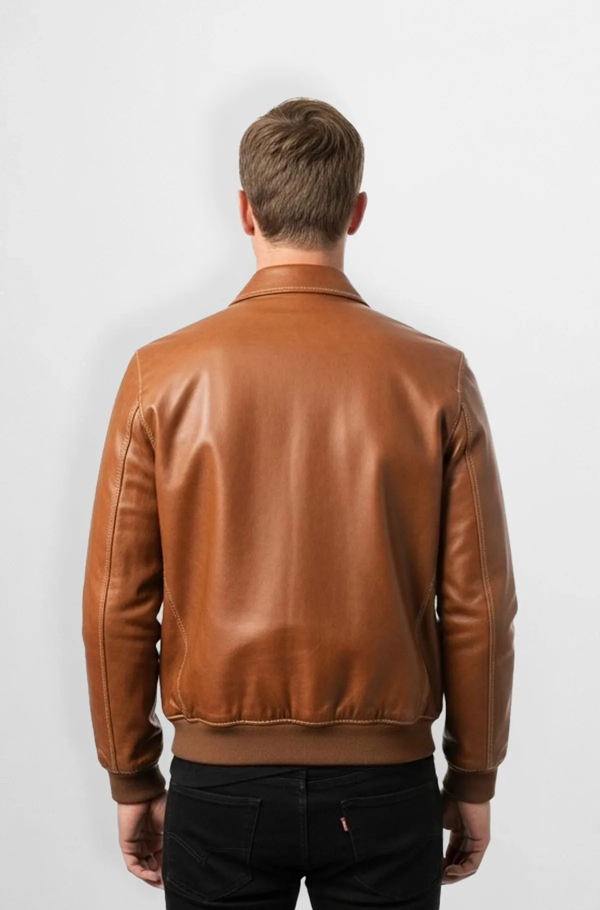 Aero Craft Classic Tan Leather Bomber