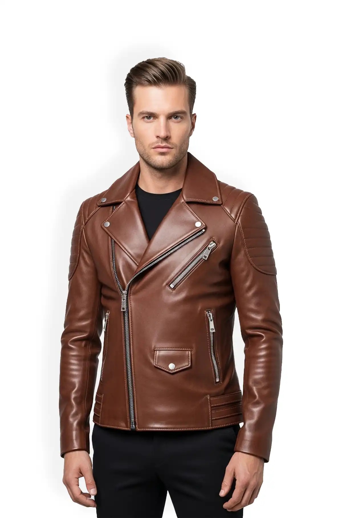 Chestnut Velocity Biker Jacket