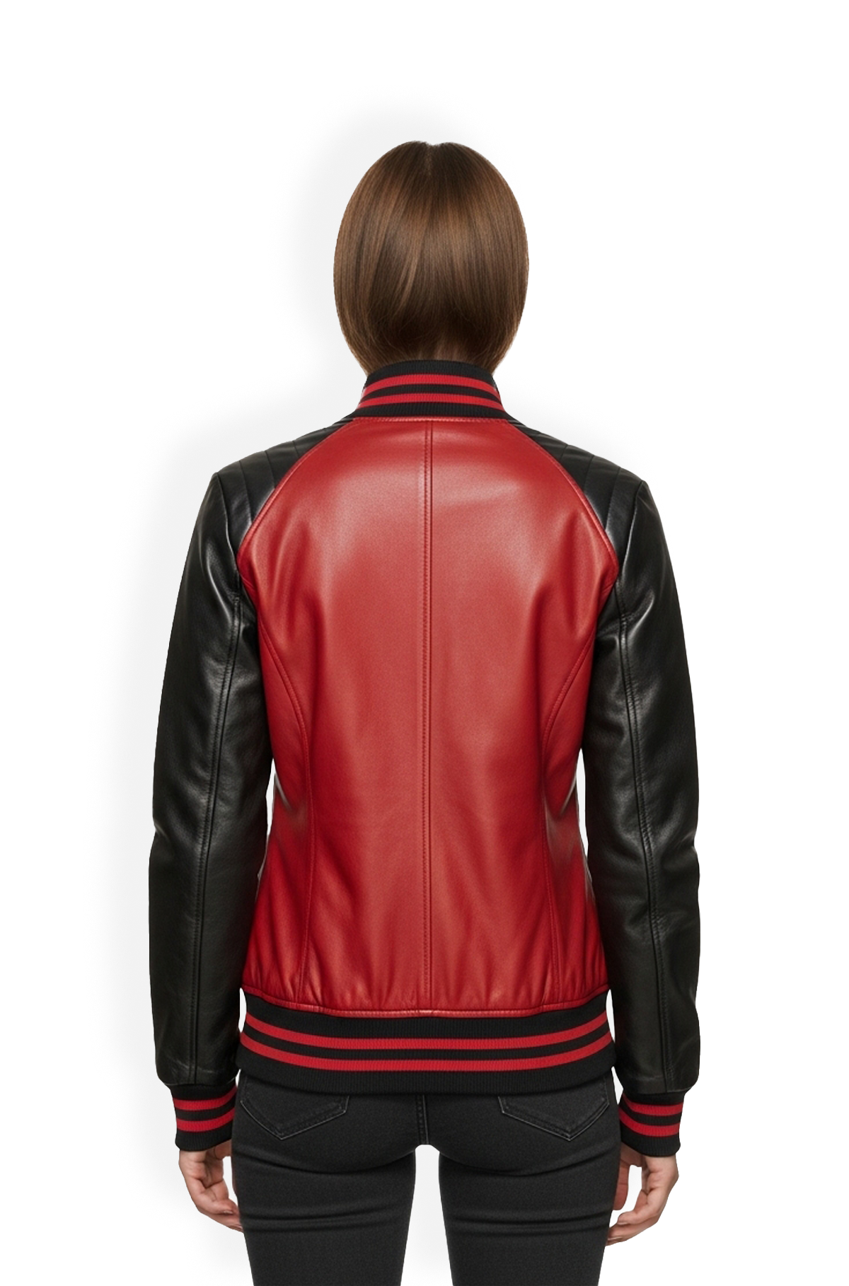 Crimson Core Varsity Jacket