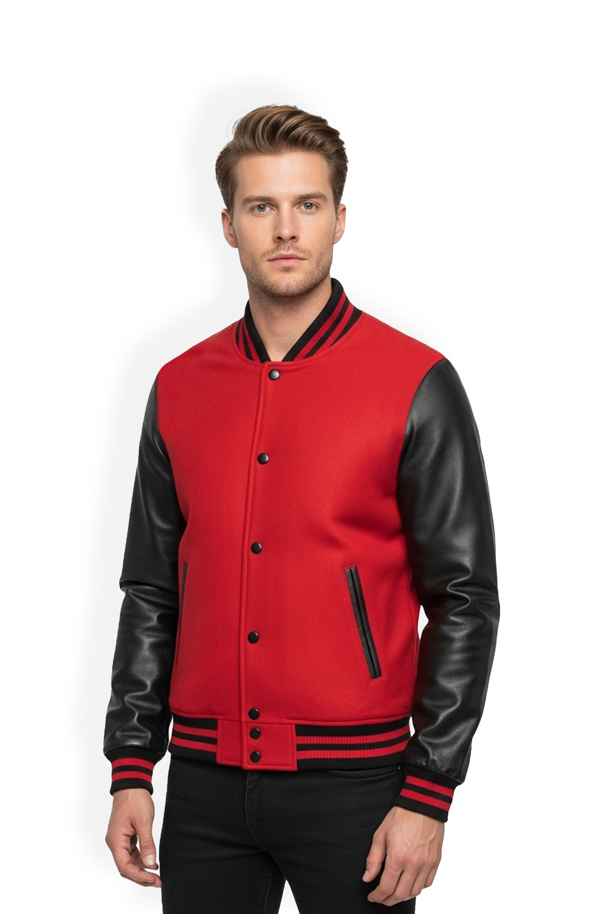 Crimson Rebel Varsity Jacket