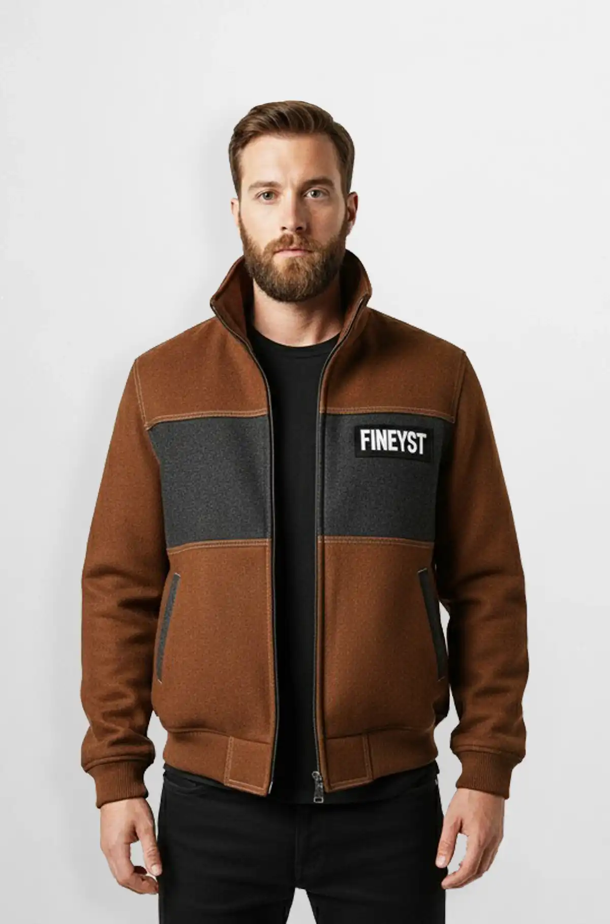 Fineyst DuoTone Wool Bomber Jacket