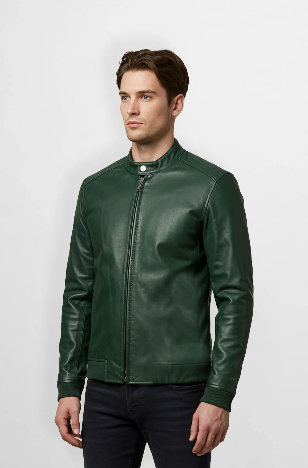 Forest Edge Classic Leather Jacket