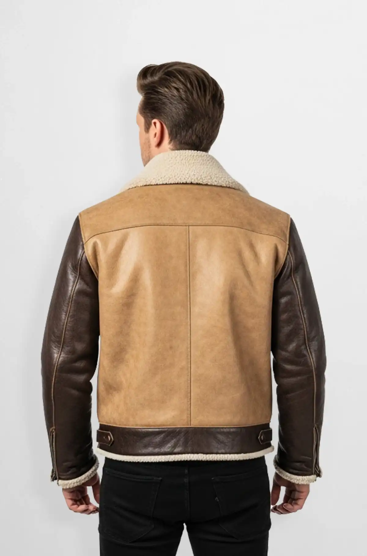 Highland Luxe Shearling Aviator Jacket