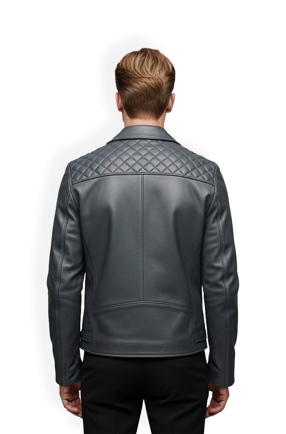 IronCrest Quilted Biker Jacket
