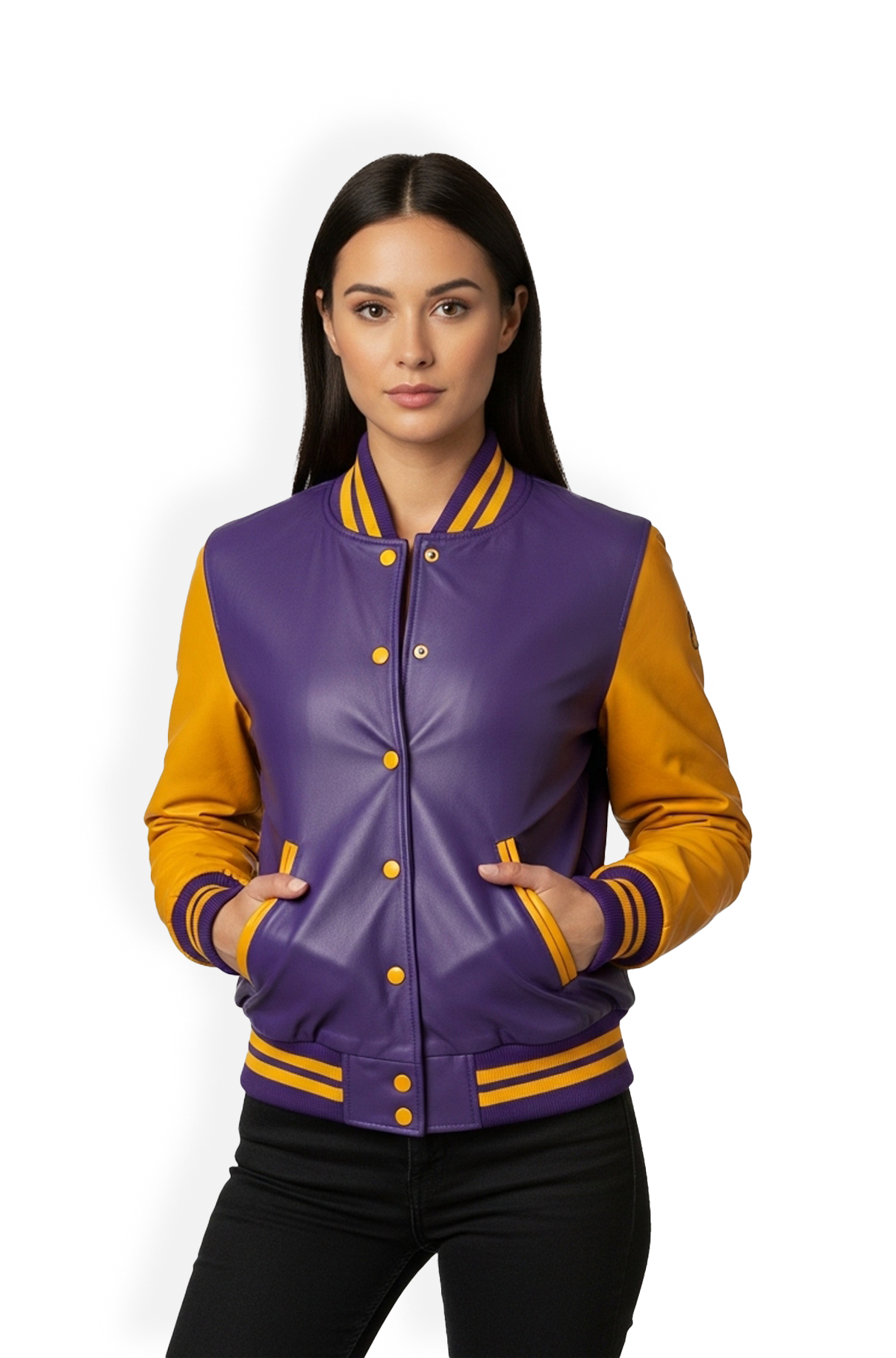 Lakers Flame Varsity Jacket