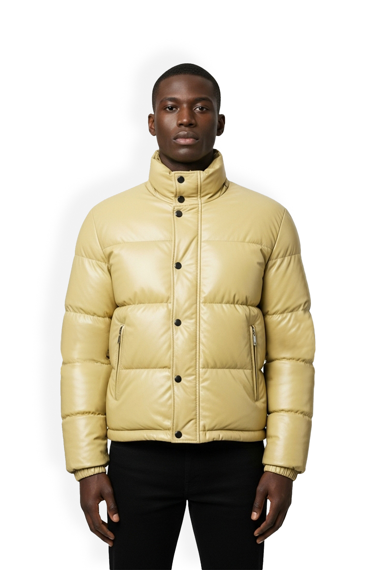 Luxe Beige Puffer Jacket
