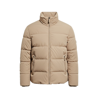 Mens Beige Puffer Jackets