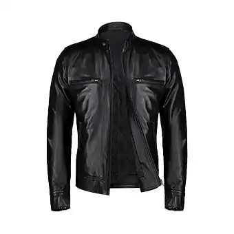 Mens Black Cafe Racer Jackets