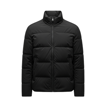 Mens Black Puffer Jackets
