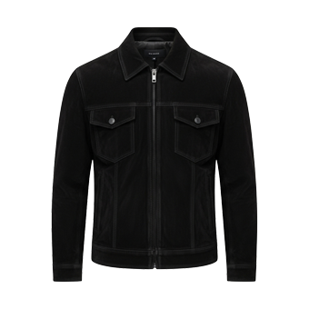 Mens Black Suede Jackets