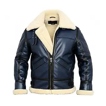 Mens Blue Aviator Jackets