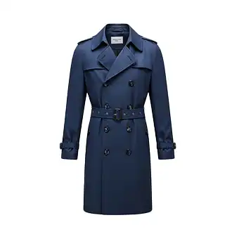 Mens Blue Trench Coats