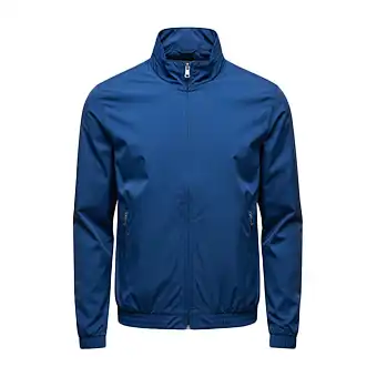 Mens Blue Windbreaker Jackets