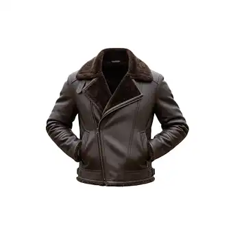 Mens Brown Fur Shearling Jackets