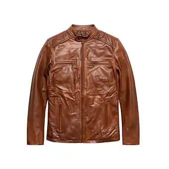 Mens Brown Leather Motorcycle Jackets