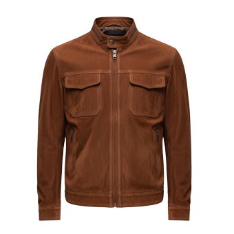 Mens Brown Suede Jackets