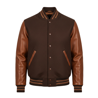 Mens Brown Varsity Jackets