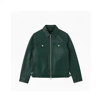 Mens Green Vintage Leather Jackets