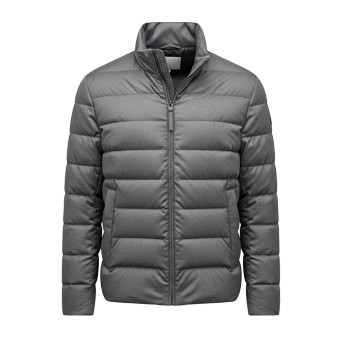 Mens Grey Puffer Jackets