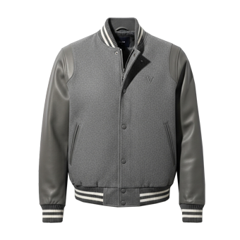 Mens Grey Varsity Jackets