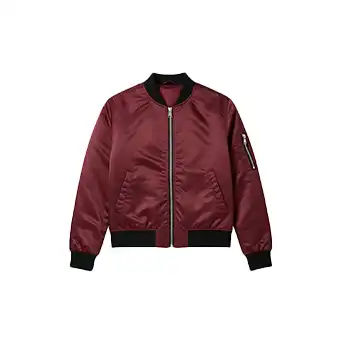 Mens Maroon Bomber Jackets