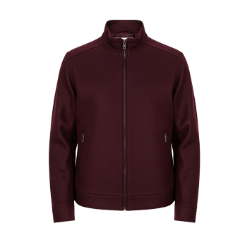 Mens Maroon Wool Jackets