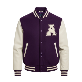 Mens Purple Varsity Jackets
