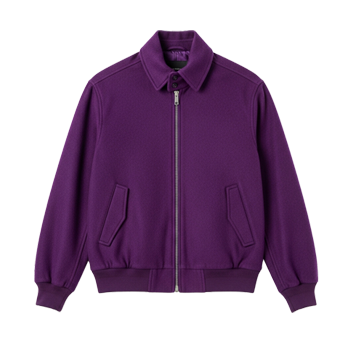 Mens Purple Wool Jackets
