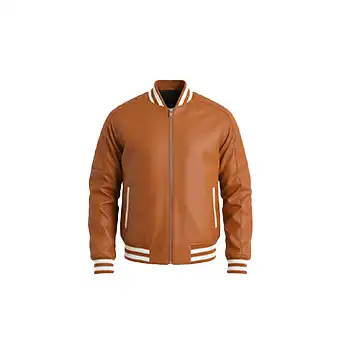 Mens Tan Bomber Jackets