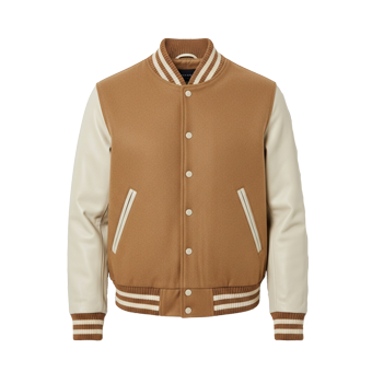 Mens Tan Varsity Jackets
