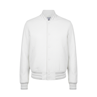 Mens White Varsity Jackets
