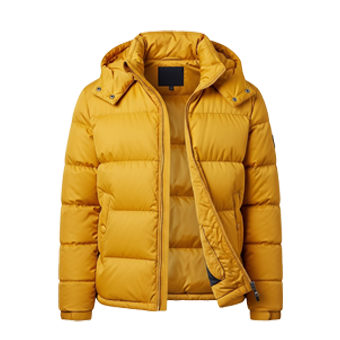 Mens Yellow Puffer Jackets