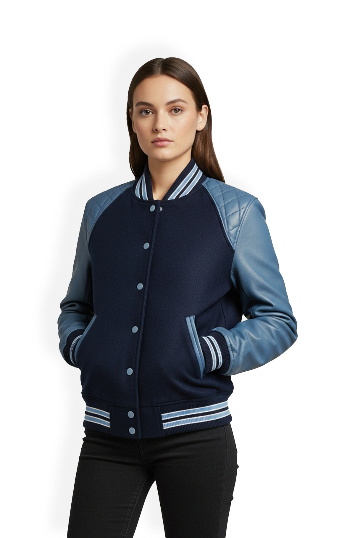 Midnight Mist Varsity Jacket