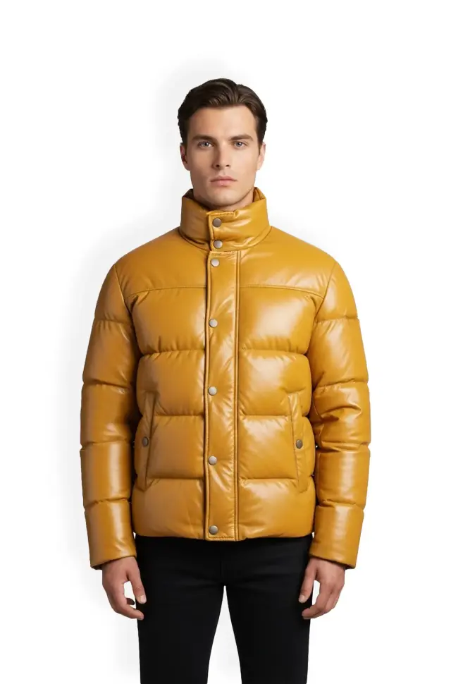 Mustard Puffer Jacket