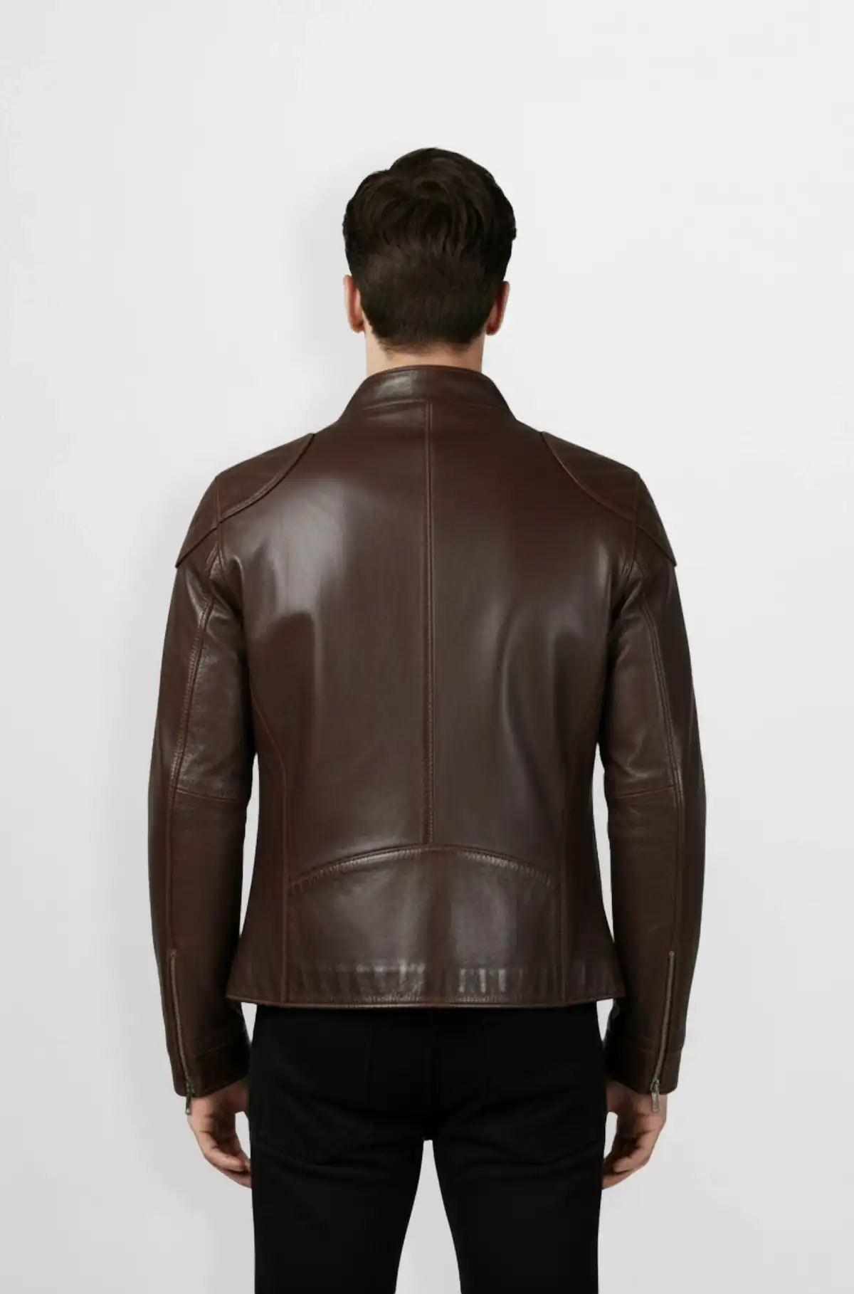 Royal Marlowe Dark Brown Leather Jacket