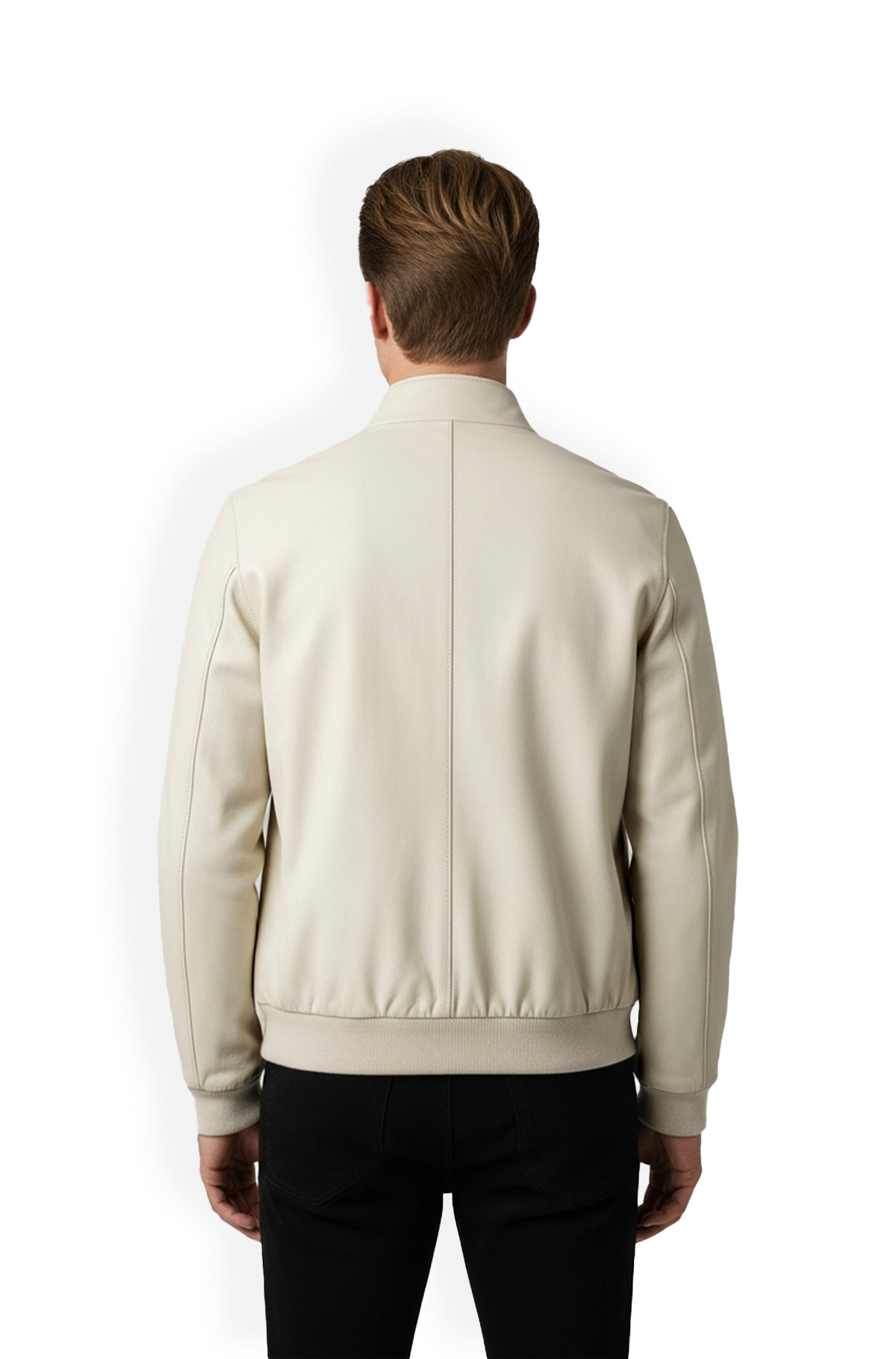 Urban Elegance Ivory Bomber