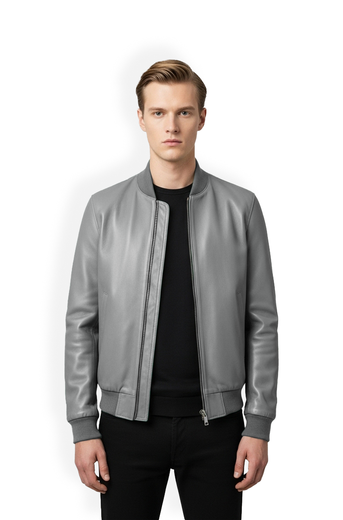 Urban Silver Bomber Jacket