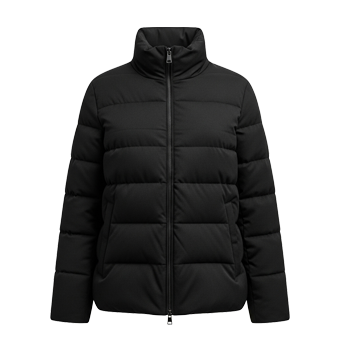 Womens Black Puffer Jackets