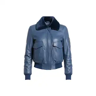 Womens Blue Aviator Jackets