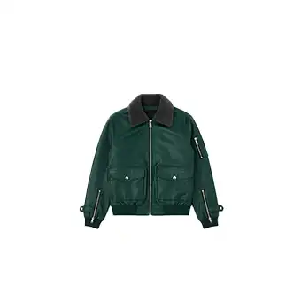 Womens Green Aviator Jackets