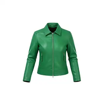 Womens Green Leather Jackets
