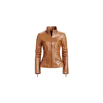 Womens Tan Leather Jackets