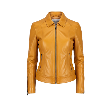 Womens Yellow Leather Jackets