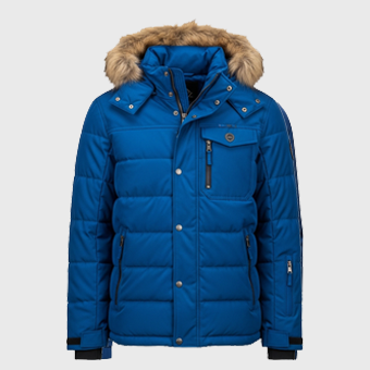 Mens Blue Winter Jackets