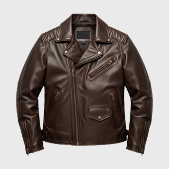 Mens Brown Leather Motorcycle Jackets