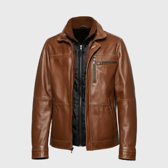 Mens Brown Vintage Leather Jackets